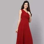 Georgette Maxi Wrap Dress